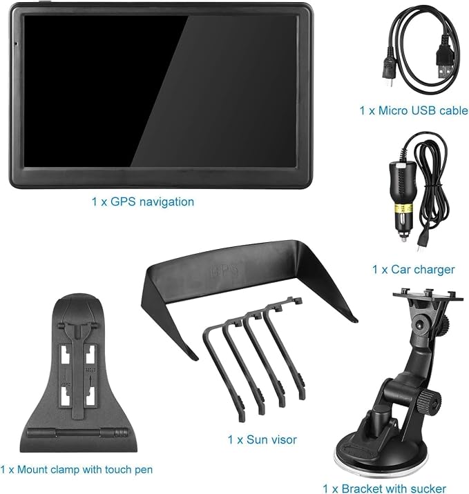 GPS Navigation for Car, Latest 2025 Map, 7 inch Touch Screen Real Voice Spoken - Image 7