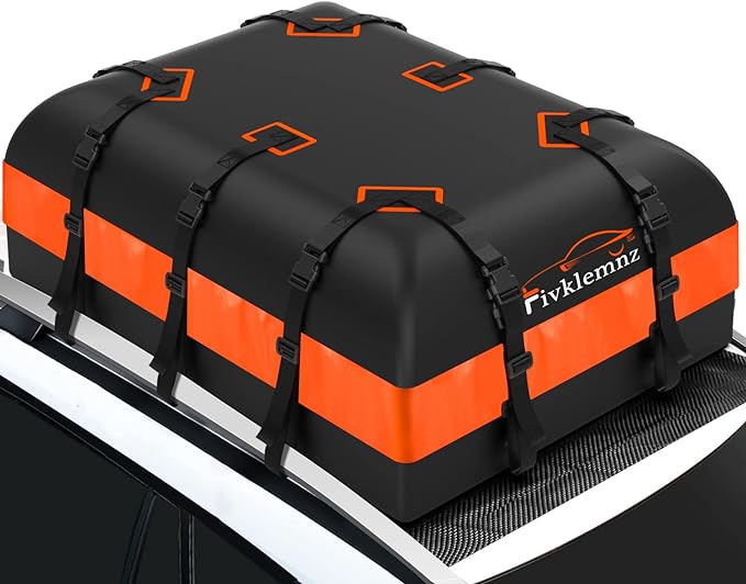 FIVKLEMNZ 21 Cubic Car Rooftop Cargo Carrier Roof Bag Waterproof by FIVKLEMNZ