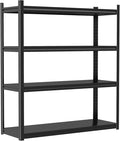 Metal Garage Shelving Unit, Heavy Duty 4-Tier Adjustable Storage Rack, Steel by Notmise