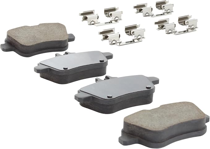 Premium Semi-Metallic Rear Brake Pads Compatible - Image 2