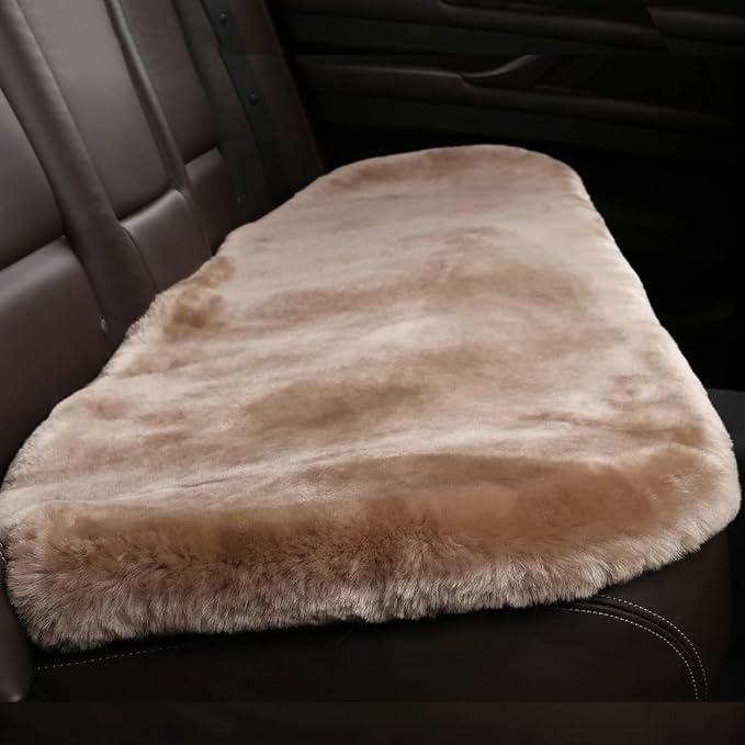 Fluffy Genuine Australia Sheepskin Car Seat Cover - Image 2