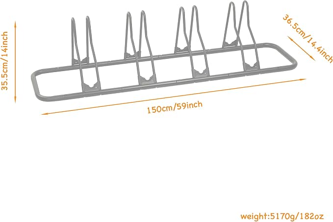 CyclingDeal Bike Rack Floor Parking Bike Stand - Image 3