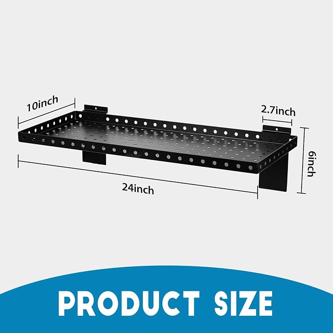 Slatwall Shelves 24 Inch, Slatwall Accessories - Image 2
