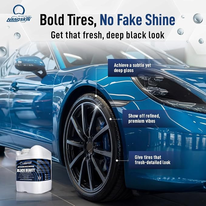 Nanoskin Black Beauty Tire Shine & Conditioner 5 Gallons - Image 7