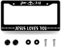 John 3:16 Jesus Loves You License Plate Frame Christian License Plate Frames by BRAGHRTED