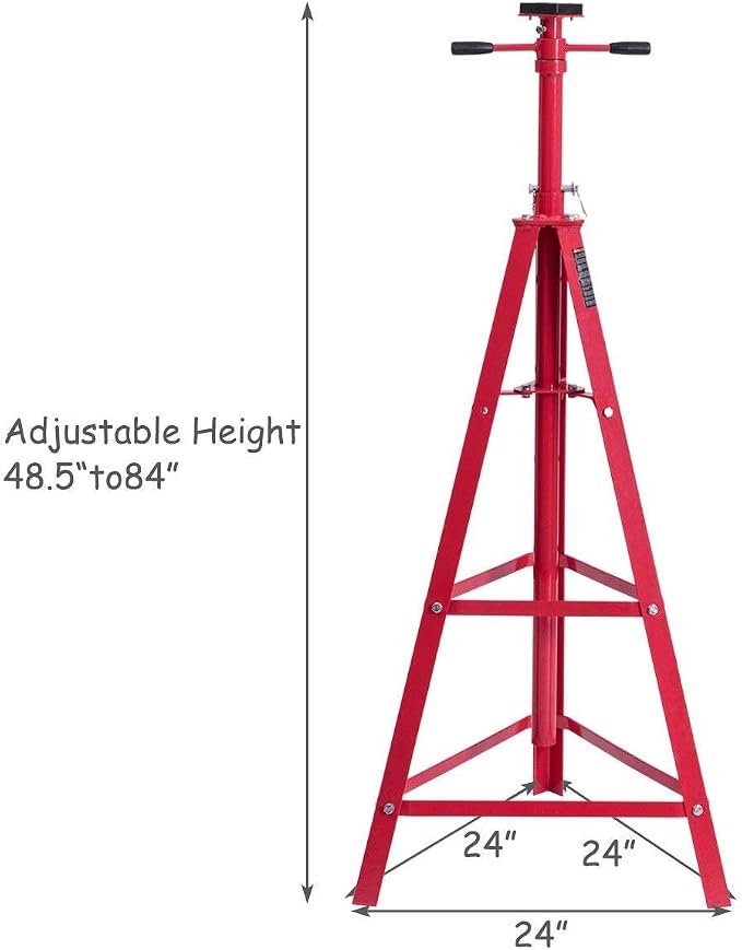 Under Hoist Tripod Stand, Jack Stands 2 Ton High Lift Jack Stand Reach Under - Image 2