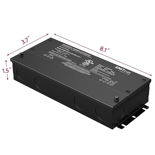 EMITEVER Dimmable Led Driver, 100W AC 100V-277V to DC 24V Transformer, 5-in-1 - Image 3