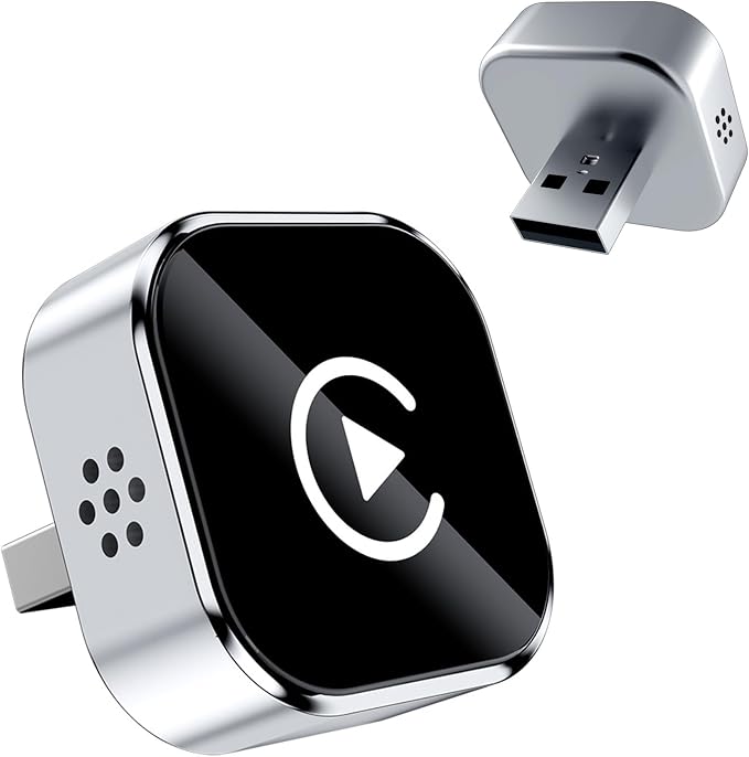 Wireless CarPlay Adapter for iPhone, 2025 Upgrade Convert Wired to Wireless Car by LULEENEMO