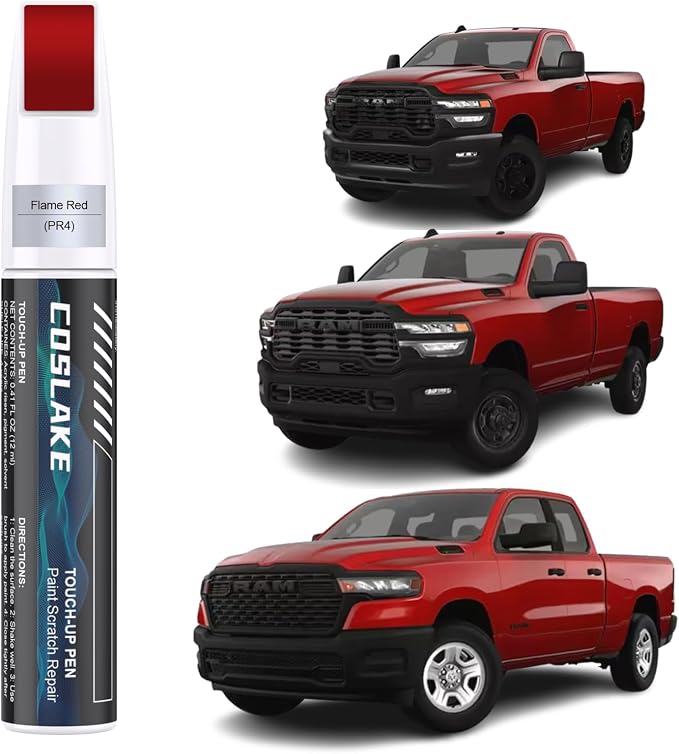 Car Touch Up Paint) for Dodge Ram, Car Paint Scratch Repair Kit, Quick & Easy by COSLAKE