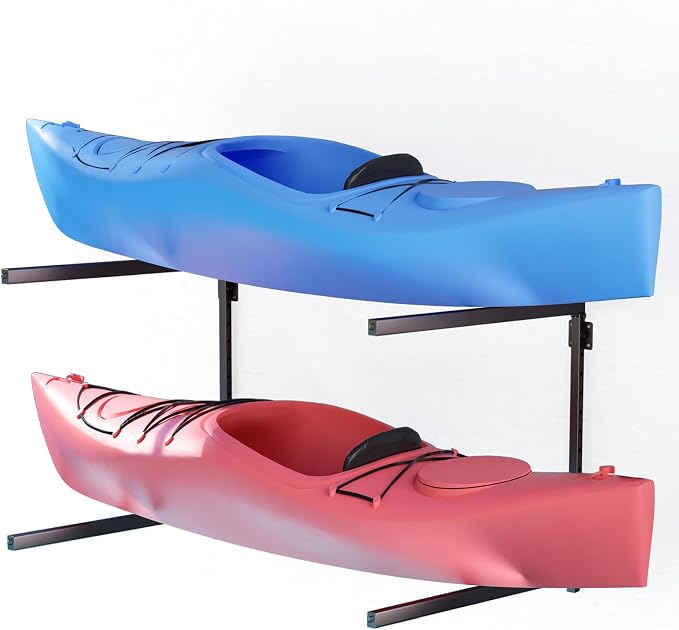 Wall Mounted Kayak Storage Rack, Kayak Racks by Flenpptly