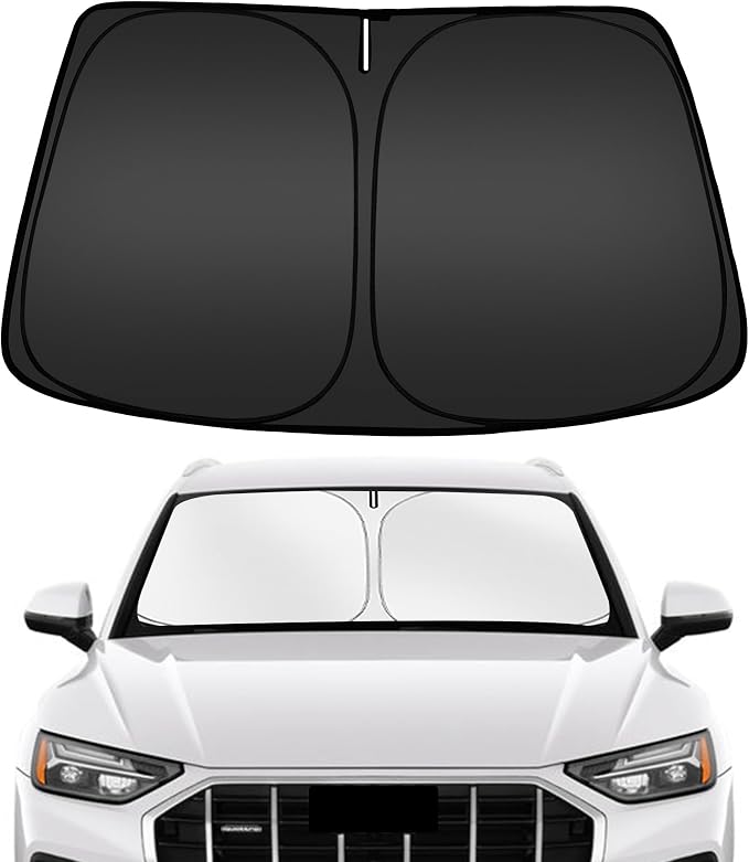 ARISMOTOR Windshield Sun Shade for Audi Q5 2018-2025 2026, Custom Fit Foldable by ARISMOTOR
