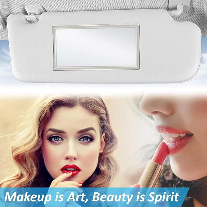 Randconcept - Large Car Sun Visor Adhesive Vanity Mirror, Car Interrior - Image 4