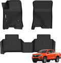 GINOWY-Floor Mats for Chevy Colorado 2023 2024 2025 Crew Cab &GMC Canyon by GINOWY