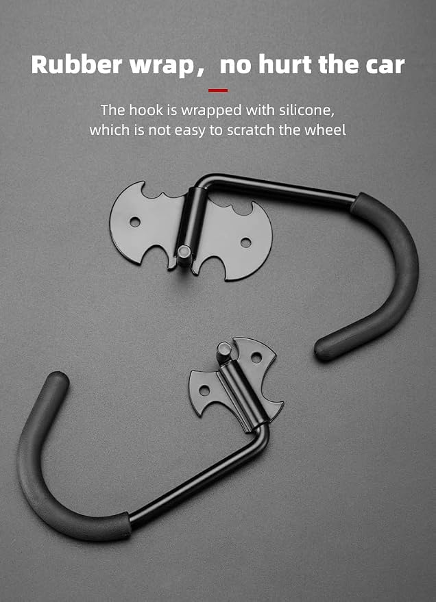 Bike Rack Garage Wall Mount Bicycles Hanger Storage Bike Stand Wall Hooks - Image 6