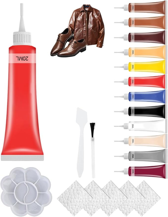 Advanced Leather Repair Gel, 2025 New Leather Repair Coloured Cream Gel by ASTETY