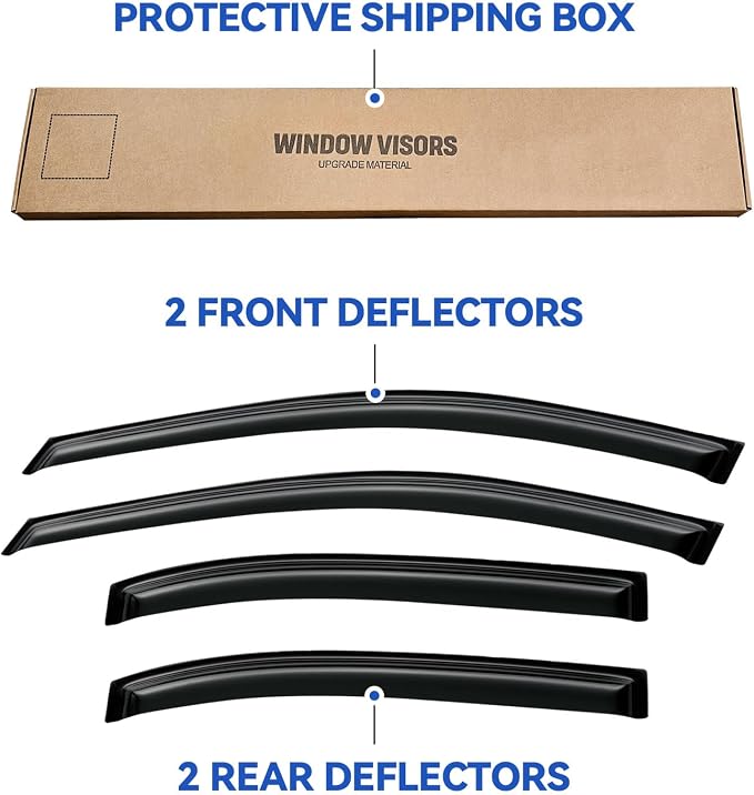 Window Visors Rain Guards Shield - Image 5