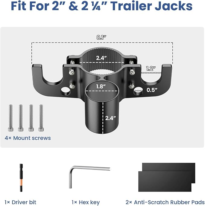 Safoner Aluminum Trailer Towing Chain Organizer - Image 6