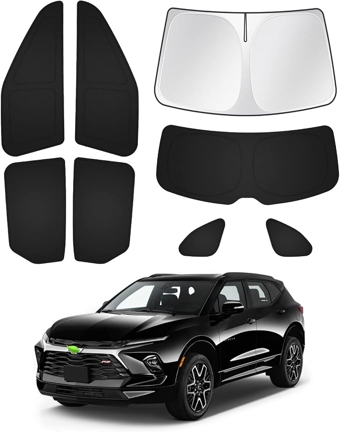 Windshield Sun Shade for 2019-2025 2026 Chevrolet/Chevy Blazer Accessories Side by Canvcle