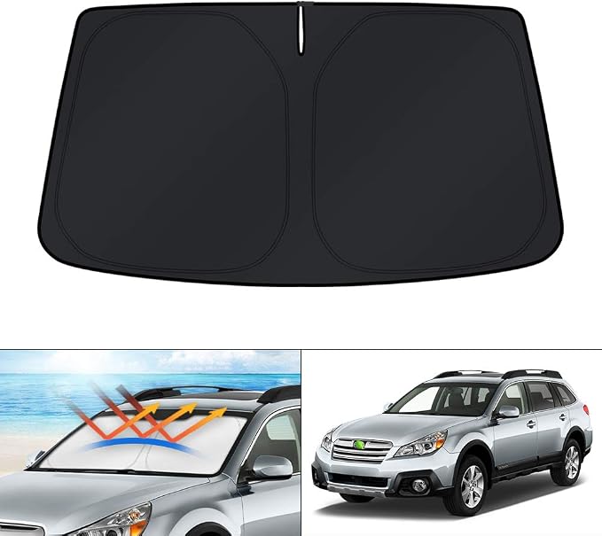 KUST Windshield Sun Shade for 2010-2014 Subaru Outback Wagon Custom Fit by KUST