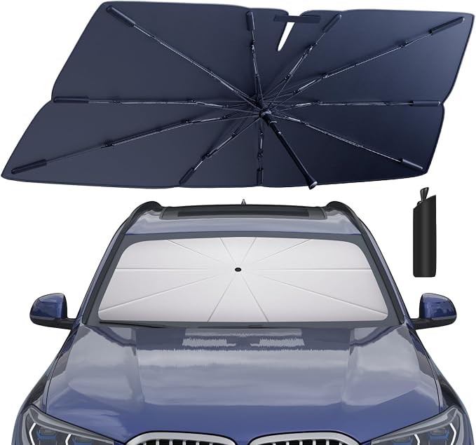 Windshield Sun Shade Umbrella: for BMW-X5-2019-2025 by HIMUMOY