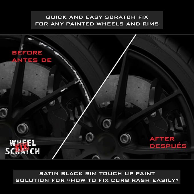 Matte Black Rim Touch Up Paint, Car Wheel Scratch Repair, Wheel Touch Up Paint - Image 3