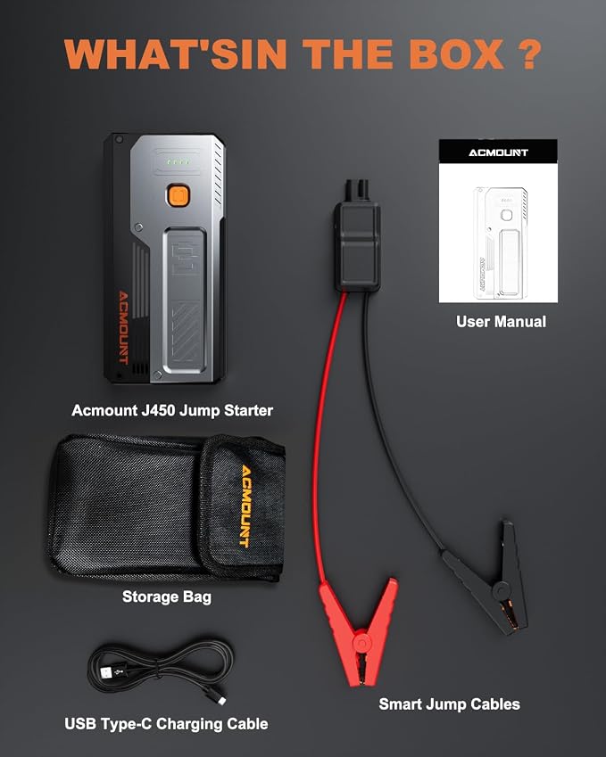 Car Jump Starter 4000A, Portable Car Battery Jump Starter - Image 7