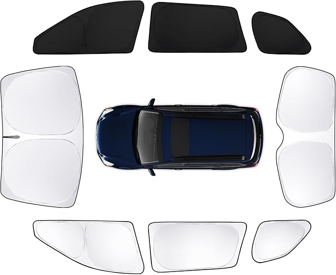 8pcs Car Window Shades for Subaru Outback Wagon 2010-2014 Accessories, by Unknown
