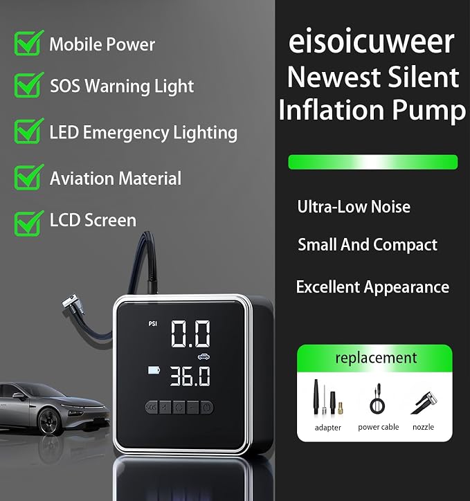 Tire Inflator Portable Air Compressor - Image 3