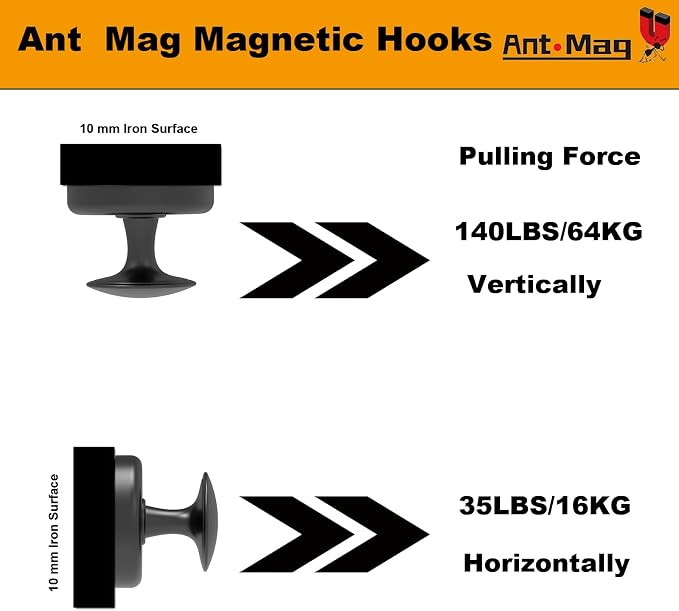 Ant Mag Magnetic Hooks Heavy Duty 160lbs - Image 3
