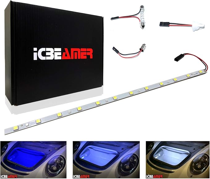 ICBEAMER 12" Color Changing from Blue to White 18 SMDs 5050 LED Light Strip - Image 7