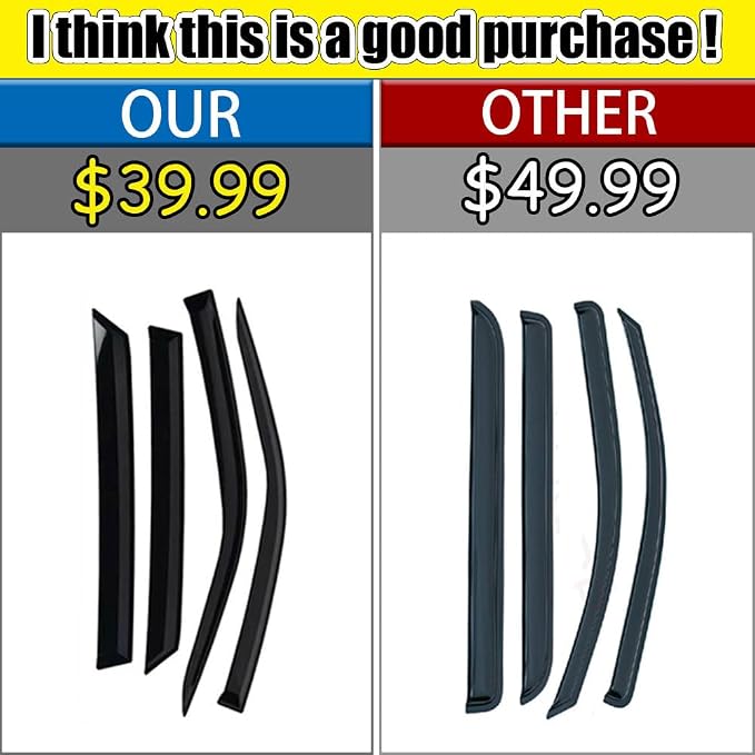 Rain Guards for Ford Bronco Sport 2021-2024 Big Bend Outer Banks Badlands - Image 2