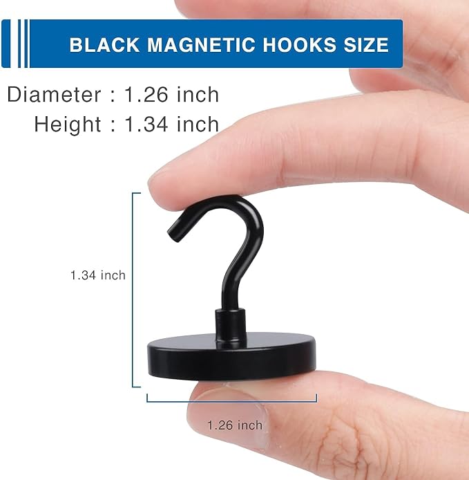 LOVIMAG Magnetic Hooks, 100lbs Magnetic Hooks - Image 2