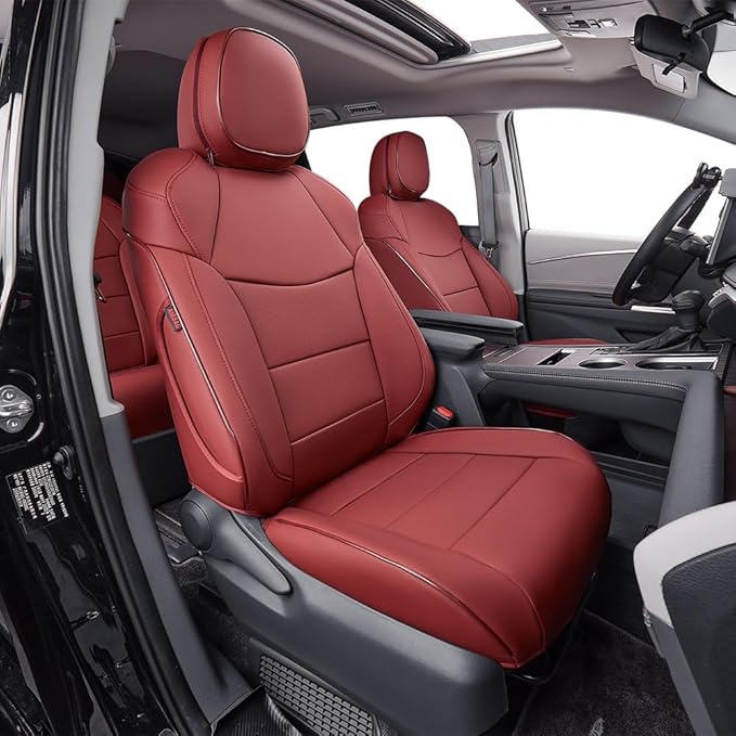 EKR Sienna Seat Covers for 2021-2025 Toyota Sienna XLE, 7 Seats, 2nd Row by EKR