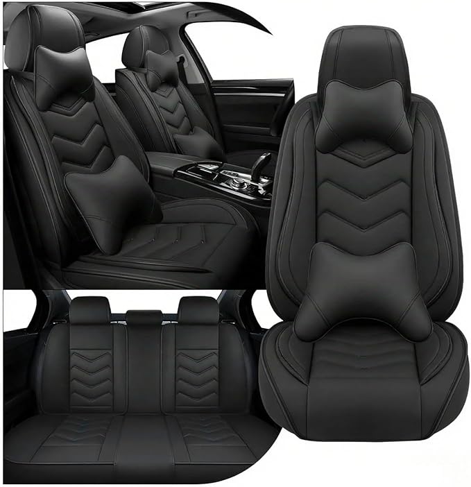 Car Seat Covers for Chrysler Pacifica 2004-2025, Stylish Sport Seat Cover by Unknown