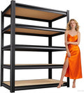 72" H*36'' Storage Shelves 2500lbs Garage Shelving, Adjustable Heavy Duty by FFVVGH