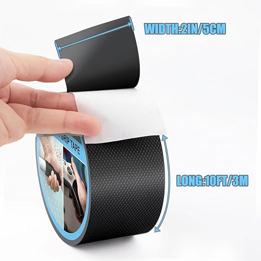 Rubber Grip Tape, Ultra-Thin Strong Adhesive Anti-Slip Waterproof Heat - Image 2