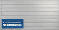 HANDIWALL PVC Slatwall Garage Wall Organizer, 4x2ft Heavy Duty Framed Slatwall by HandiSOLUTIONS