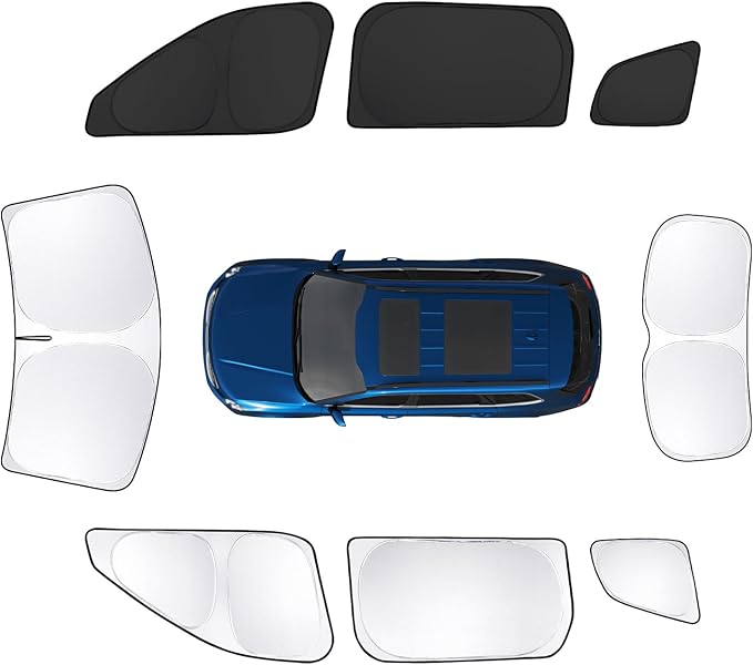8pcs Car Window Shades for Kia Telluride 2020-2025 Accessories, Windshield Side by Unknown
