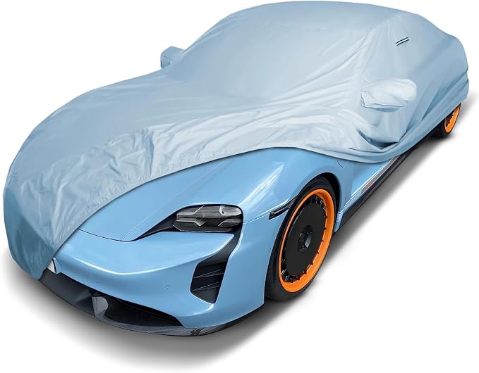 iCarCover Premium Car Cover for 2020-2024 Porsche Taycan Heavy Duty Waterproof by iCarCover