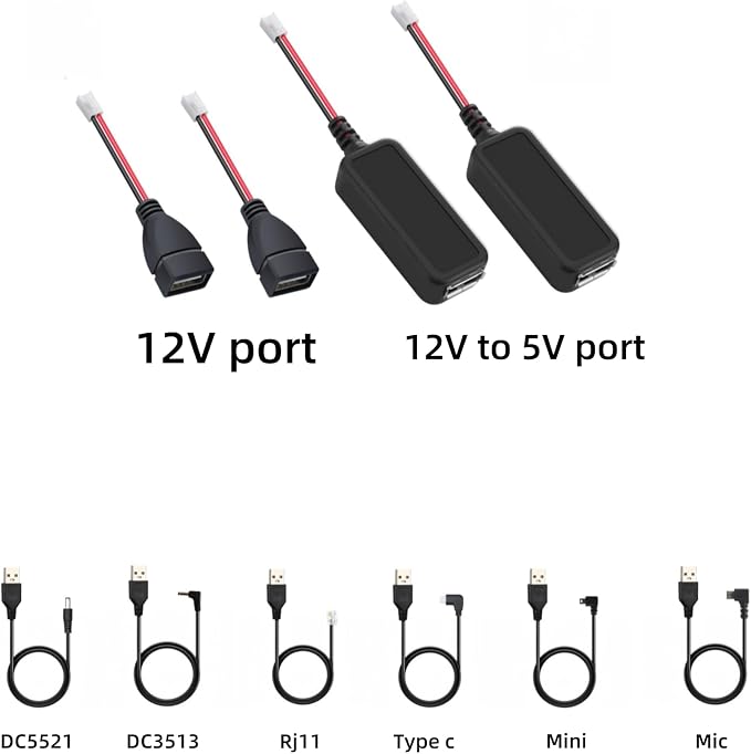 Radar Detector Cord hardwire kit, Dash cam Rearview Mirror Plug Cord, Install - Image 4