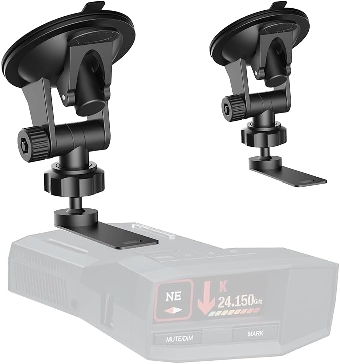 Super Radar Detector Mount, Super Car Windshield, Dashboard Suction Cup Bracket by xsaaczm