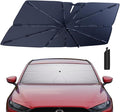 Windshield Sun Shade Umbrella for 2019-2025 Mazda 3 Accessories: Custom Fit by HIMUMOY