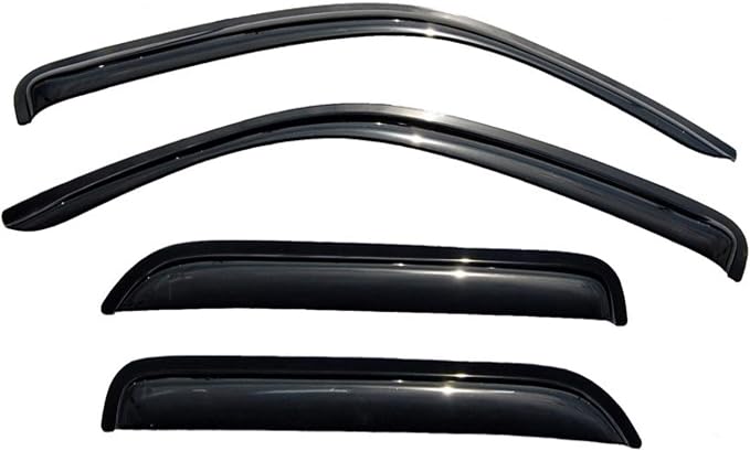 4pcs Side Window Deflectors Window Visors - Image 2