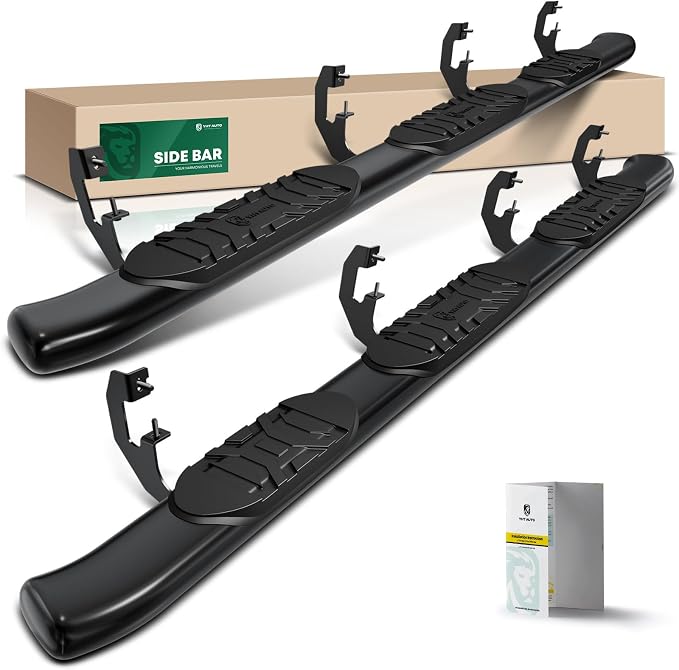 YHTAUTO 5" Running Boards Side Steps Fit Chevy Silverado & GMC Sierra 1500/2500 by YHTAUTO