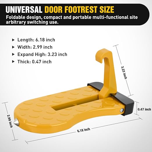 Nilight Car Door Step for Roof Access Universal Car Step Hook for Roof SUV - Image 6