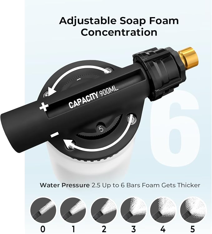 Car Wash Foam Gun + Microfiber Wash Mitt - Image 3