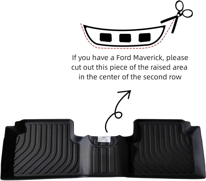 KELCSEECS Floor Mats Custom for 2025 2024 2023 2022 Ford Maverick & 2025 2024 - Image 2
