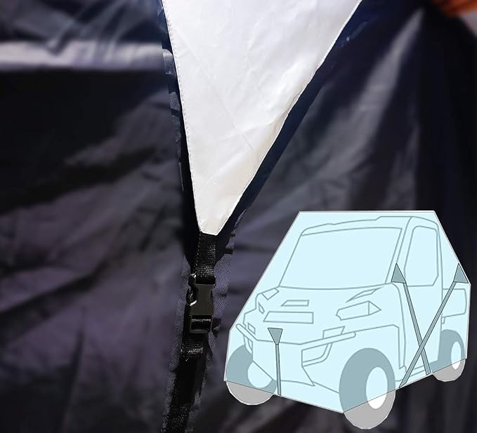 UTV Cover with Heavy Duty 420D Oxford Fabric, Side by Side UTV Cover Protects - Image 5
