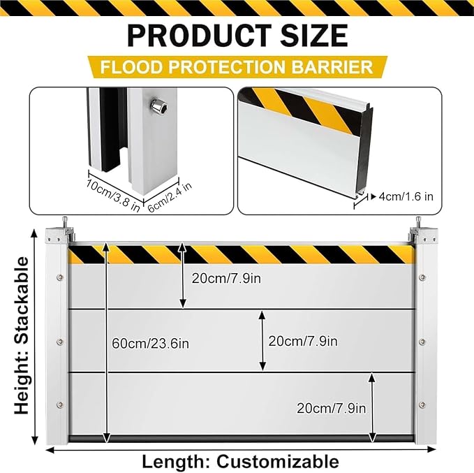 Reusable Heavy Duty Aluminum Flood Barriers - Image 3