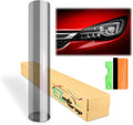 EZAUTO WRAP Free Tool Kit 12"x24" Glossy Light Black Smoke Headlight Taillight by EZAUTOWRAP